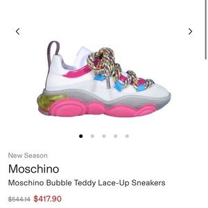 moschino sneakers.